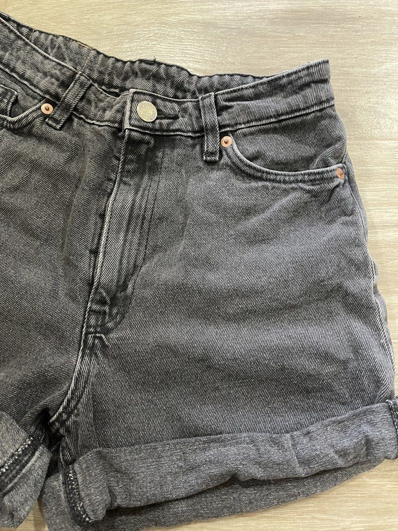Monki black denim shorts (Category: Shorts) located in Baguio. Submitted by pawsome_closet (Listing ID 1470005779, Image 2). Description: Small.