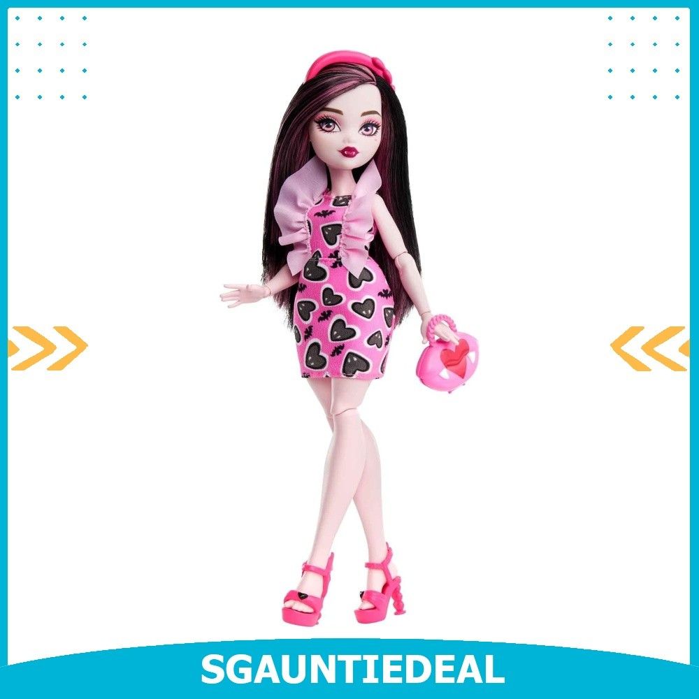 Monster High Draculaura Doll Features 10+ Flexible Joints for Girls ...