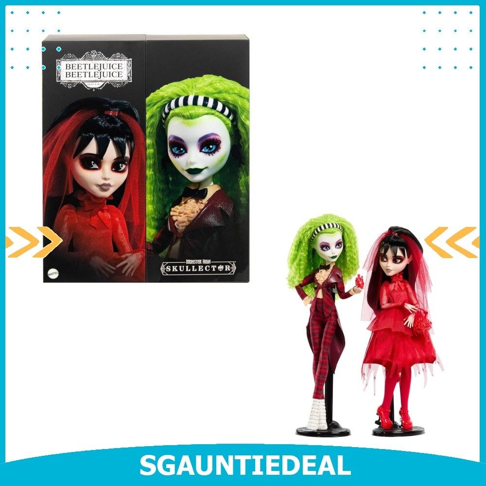Monster High SKULLECTOR BEETLEJUICE BEETLEJUICE Doll 2 Pack Betelgeuse ...