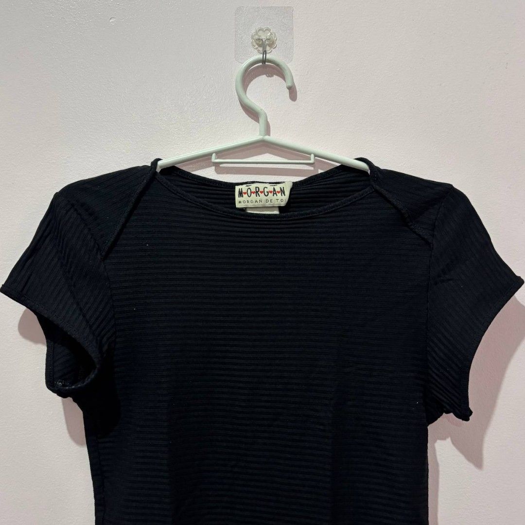 morgan de toi boatneck top (Category: Shirts) located in Santa Rosa. Submitted by zbwears (Listing ID 1470083604, Image 2). Description: ▸ morgan de toi boatneck top ▸ xs-small | ₱80 frequently asked questions: ▸ location: balagtas, batangas city ▸ mop: GCASH ▸ mod: direct JNT (min. ₱54) feel free to message me for any inquiries 💌 💌.