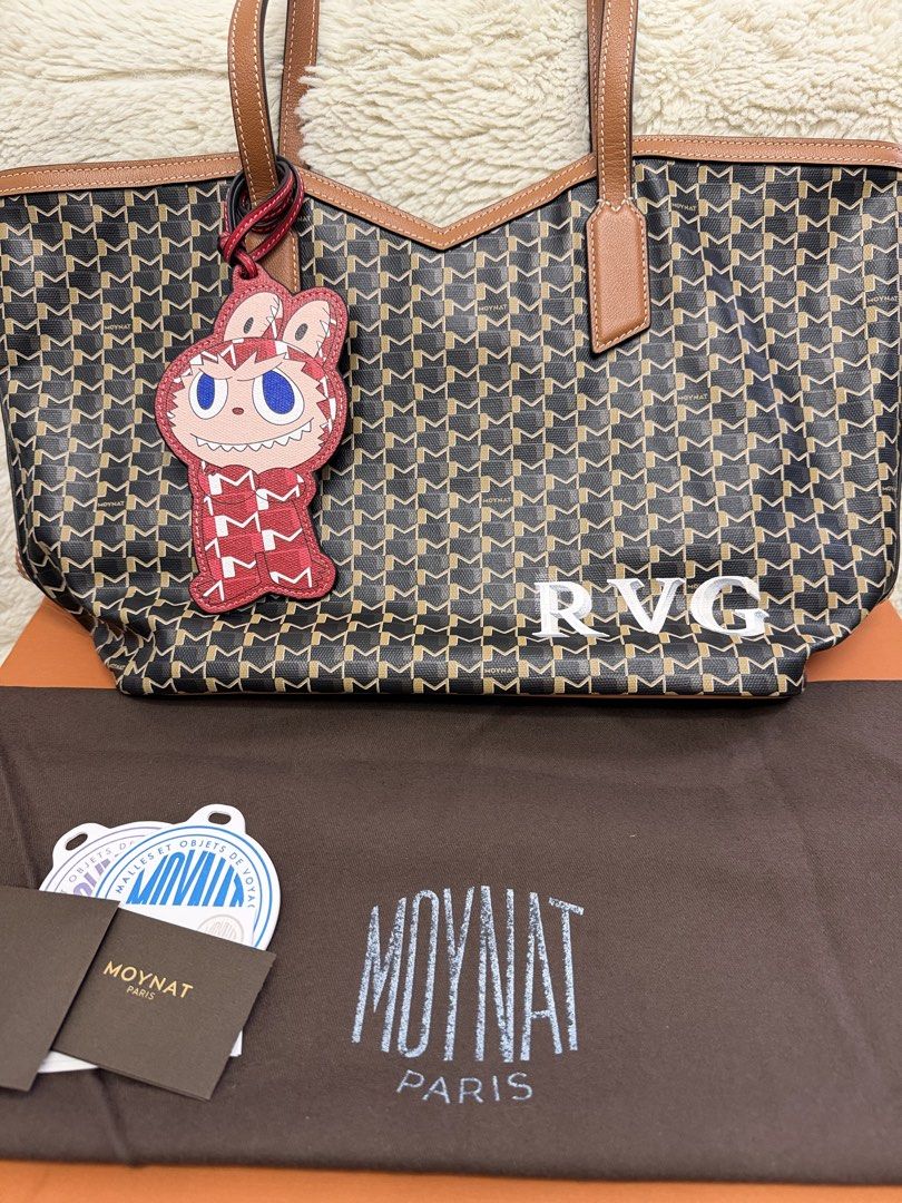 Moynat M Tote Canvass (Category: Luxury Bags & Wallets) located in Paranaque City. Submitted by mars_eshoppe (Listing ID 1469981374, Image 1). Description: Pre -order item You can place your order This is a sample one of my order You can customized and put your initials if you want. You pick the font and color .