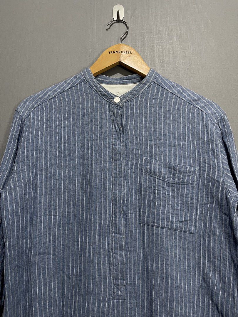 MUJI Double Gauze Kurta (Category: Dresses) located in Davao. Submitted by yannrussel00 (Listing ID 1470085733, Image 3). Description: 📍𝗟𝗢𝗖𝗔𝗧𝗜𝗢𝗡: 𝗗𝗔𝗩𝗔𝗢 𝗖𝗜𝗧𝗬 📌 𝗜𝘁𝗲𝗺 𝗦𝘁𝗶𝗹𝗹 𝗔𝘃𝗮𝗶𝗹𝗮𝗯𝗹𝗲 𝗥𝗘𝗔𝗗 𝗗𝗘𝗧𝗔𝗜𝗟𝗦 𝗕𝗘𝗟𝗢𝗪 ⬇️ ‼️ Size Small on tag Dimes W21 x L45 Sleeve 18.5” Condition 9/10 No issue Need wash ₱300 + SF.