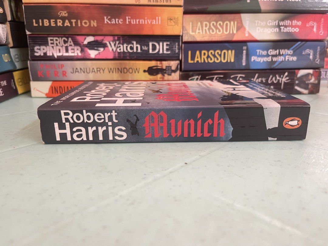 MUNICH by ROBERT HARRIS (Category: Storybooks) located in General Trias. Submitted by kwinay.28 (Listing ID 1469994557, Image 2). Description: Preloved book with spine creases..