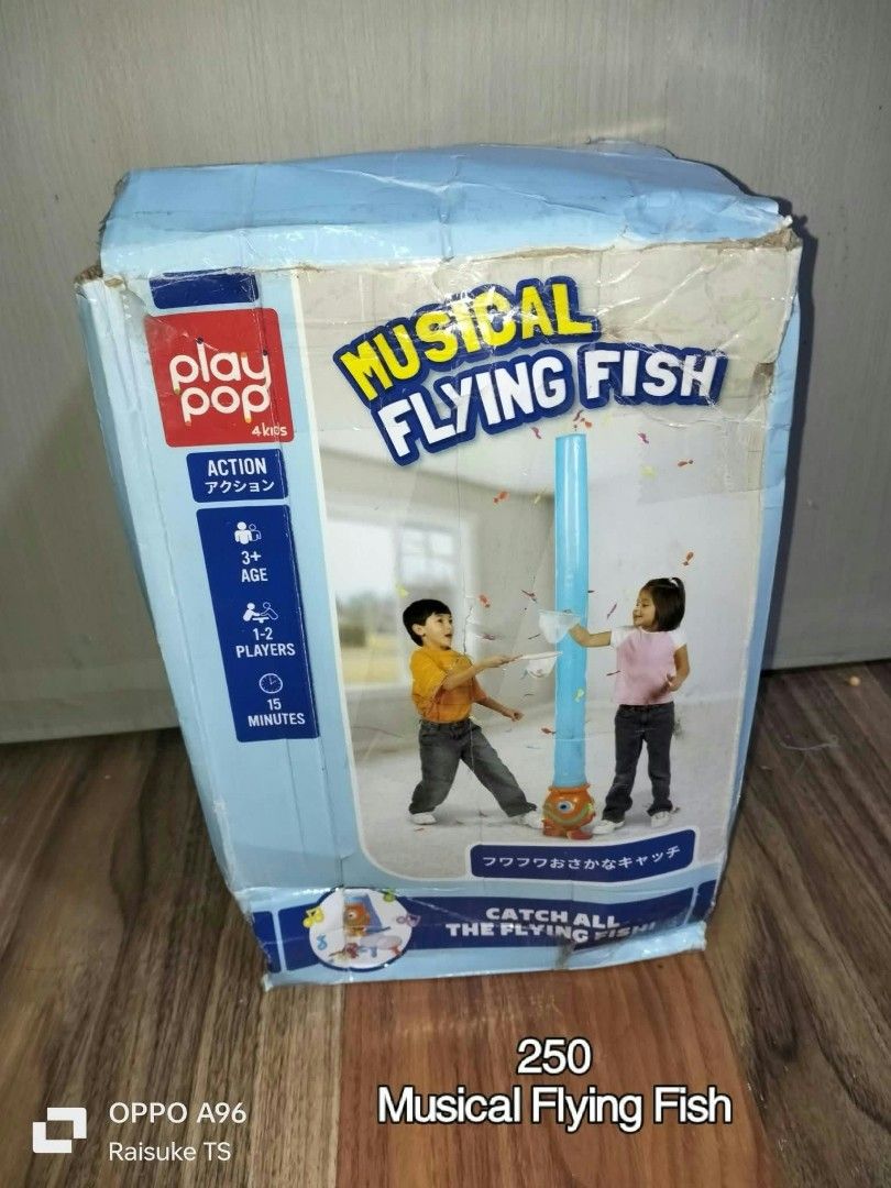 Musical Flying Fish (Category: Interactive Toys) located in Taguig. Submitted by raisuketoysshop (Listing ID 1470075221, Image 1). Description: PTPA NEW ARRIVAL!!.. PLEASE RESPECT POST AND PRICES.. Tested working and in good condition.. Secondhand Items Declared as is pa din po Pm for demo video What you see is what you get.. Please manage your expectations.. +40% COD Sho pee Check Out (sho pee fee+Tax+shipping materials) +40 Pesos For Check Out 