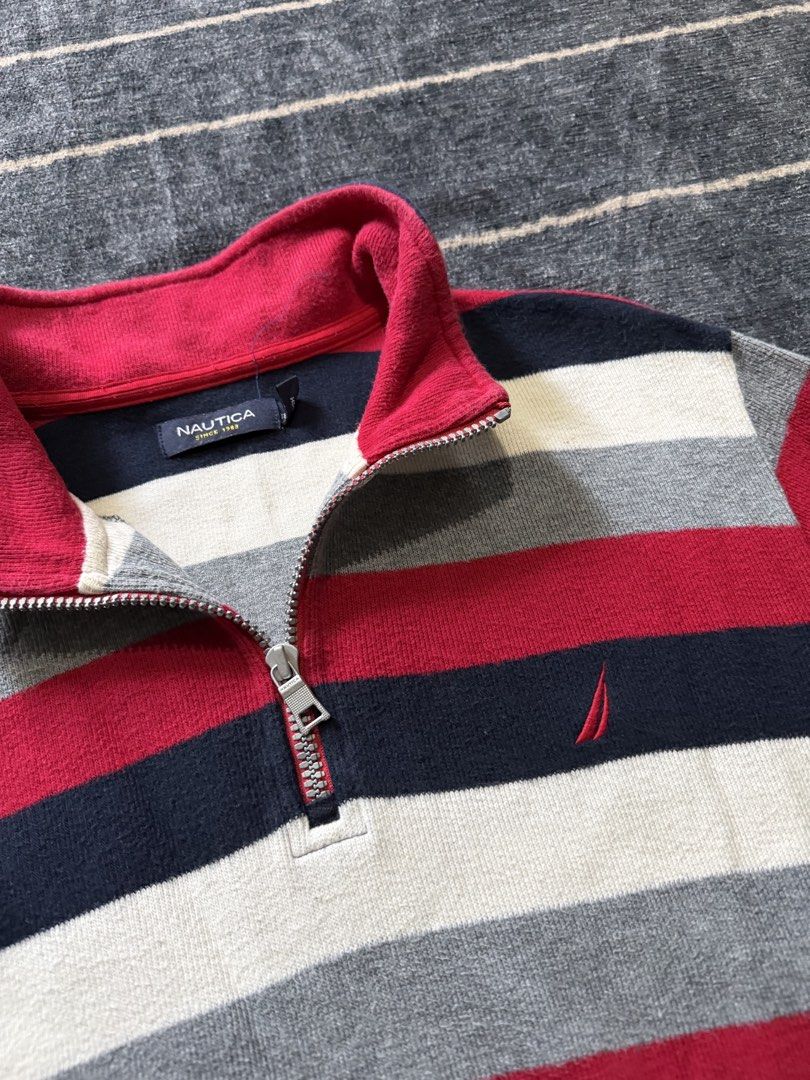Nautica qzip sweater (Category: Activewear) located in Batangas. Submitted by robertlopezigaya (Listing ID 1469984802, Image 2). Description: Nautica qzip sweater Size L No issue like new.