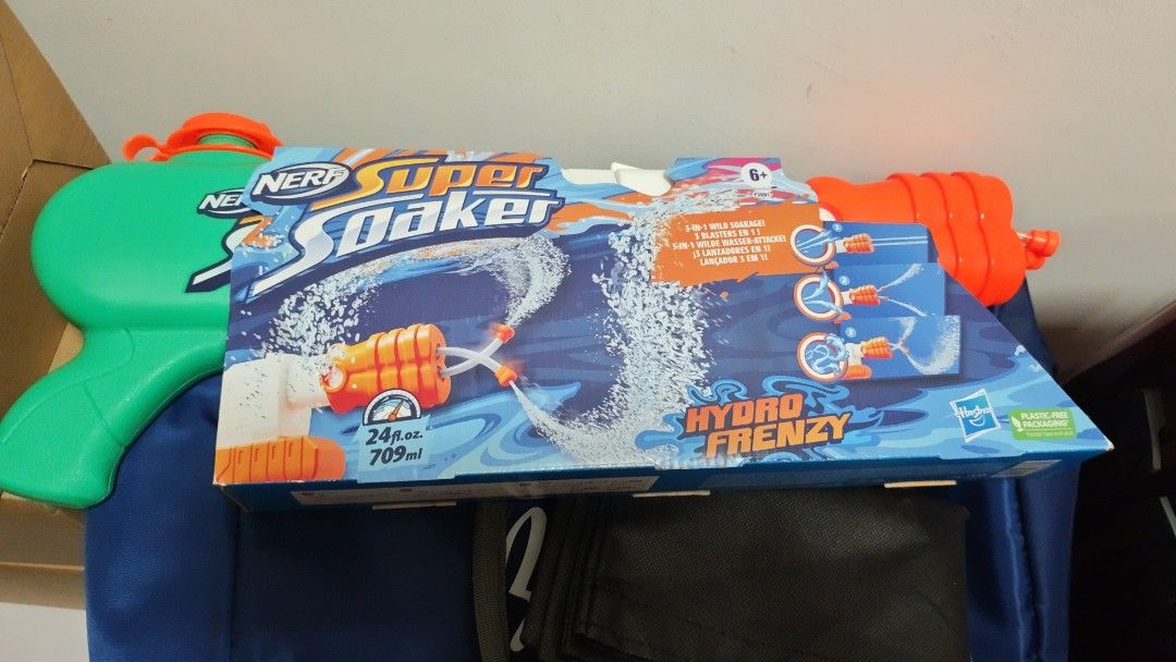 Nerf Super Soaker Hydro Frenzy Water Blaster, Toys & Collectibles, Toys ...