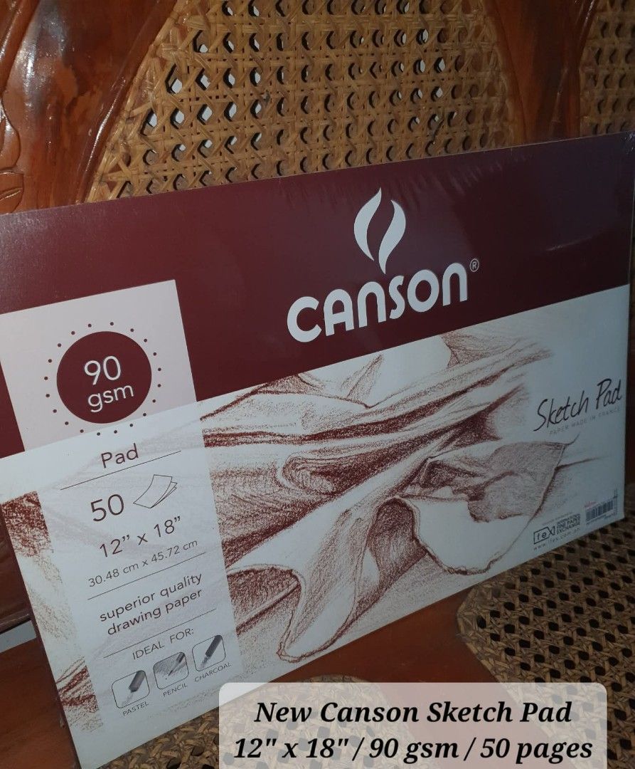 NEW CANSON SKETCH PAD (Category: Other Stationery & Craft) located in Meycauayan. Submitted by ivyhaven (Listing ID 1470056653, Image 1). Description: Details are in picture Price: 250 MOP: GCash MOD: JnT/Lalamove (buyer shoulders sf) LOC: Meycauayan, Bulacan.