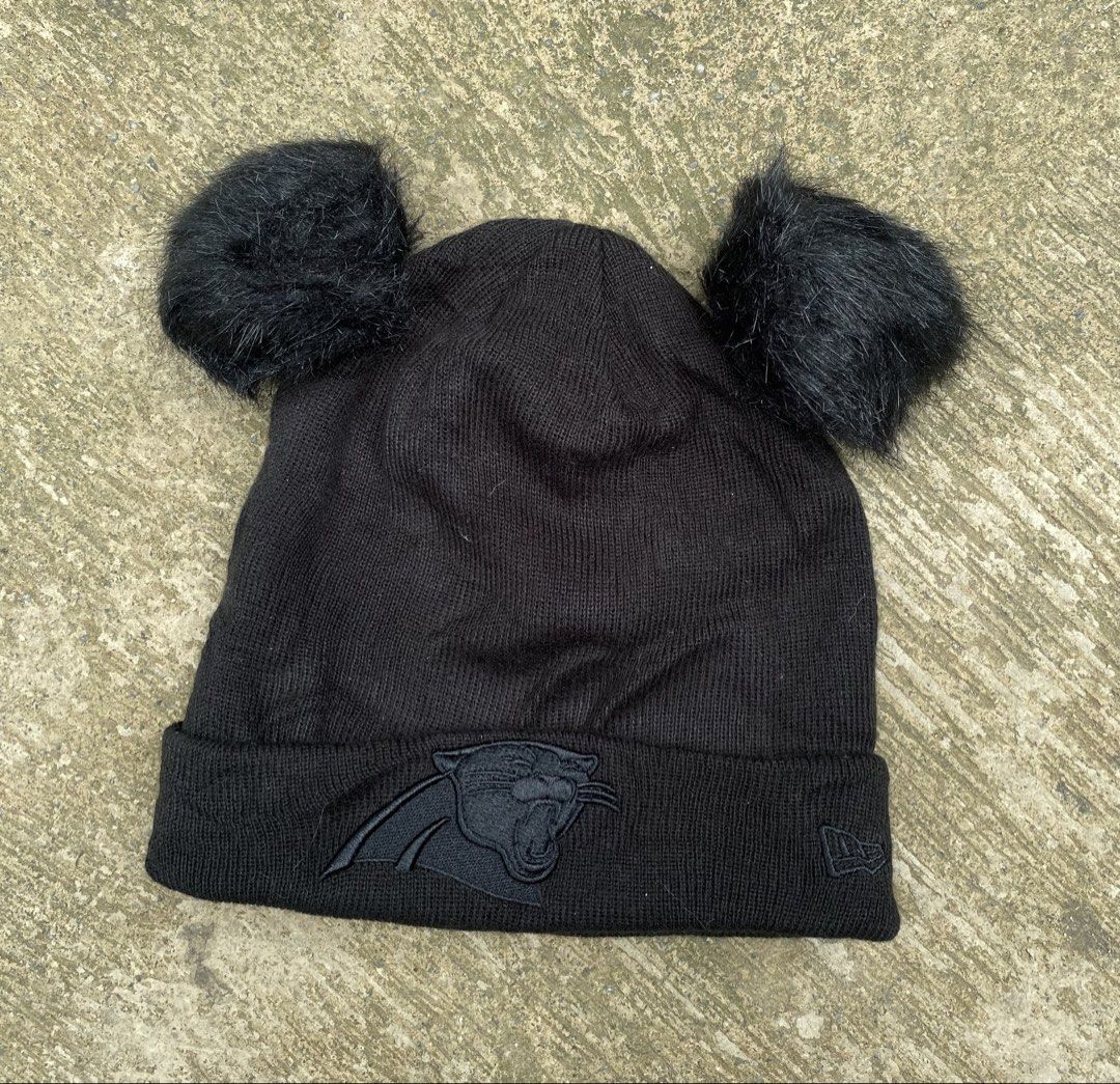 New Era Black Carolina Panthers Knit Hat (Category: Hats & Beanies) located in Cebu City. Submitted by czar0518 (Listing ID 1470059582, Image 1). Description: New Era Black Carolina Panthers Knit Hat Excellent condition No issue Dm sure buyer.📩.