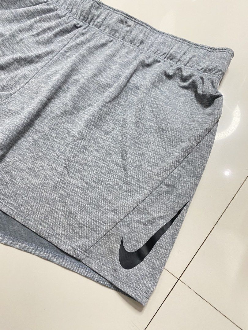 Nike Dri-FIT Grey Athletic Shorts Size XL (Category: Shorts) located in Taguig. Submitted by mixxstuffsshop (Listing ID 1470074331, Image 3). Description: 👉Original Nike Dri Fit Shorts Gray Size XL 👉Price :450 👉Size: L-15"/ W- 34"- 42"Stretch 👉Good Condition 👉Location: Central Signal Taguig.