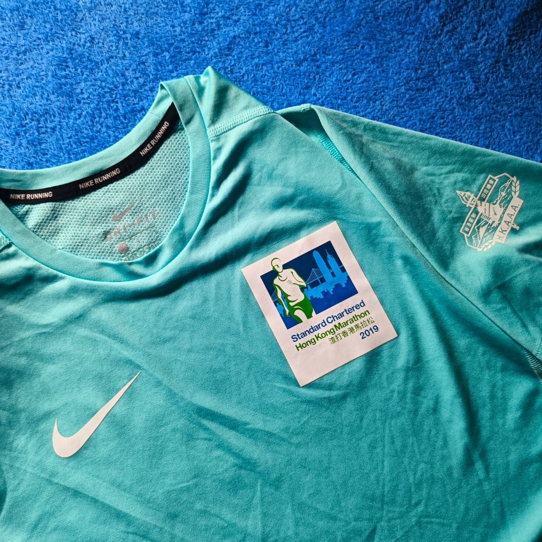 Nike Dri-Fit Running T-Shirt (Category: Activewear) located in Antipolo. Submitted by juliane_thrift-declutters (Listing ID 1469982353, Image 2). Description: Nike Dri-Fit Running T-Shirt Dimes: 26×21.5 Size: Large on tag Best fit to Medium to Large • Issue: None (No Crack Prints, No Pin Holes) • Tags: Complete Wash tags • Color rate: 9/10 • Overall Condition: 8.9/10 (Excellent) * Color may vary due to lighting.