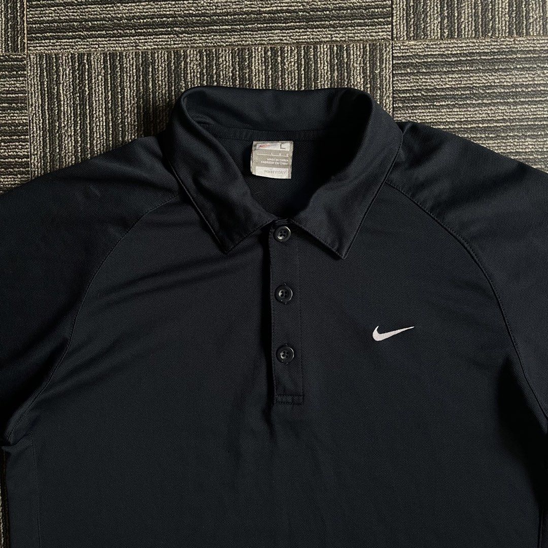NIKE FIT POLO ACTIVE SHIRT (Category: Activewear) located in Imus. Submitted by thriftsportph (Listing ID 1470014549, Image 3). Description: N/KE FIT POLO ACTIVE SHIRT Size on Tag : Large (Women) Small (Men) Dimension : L25” W19” Price : 430 Condition : 9/10 Issue : N/A.