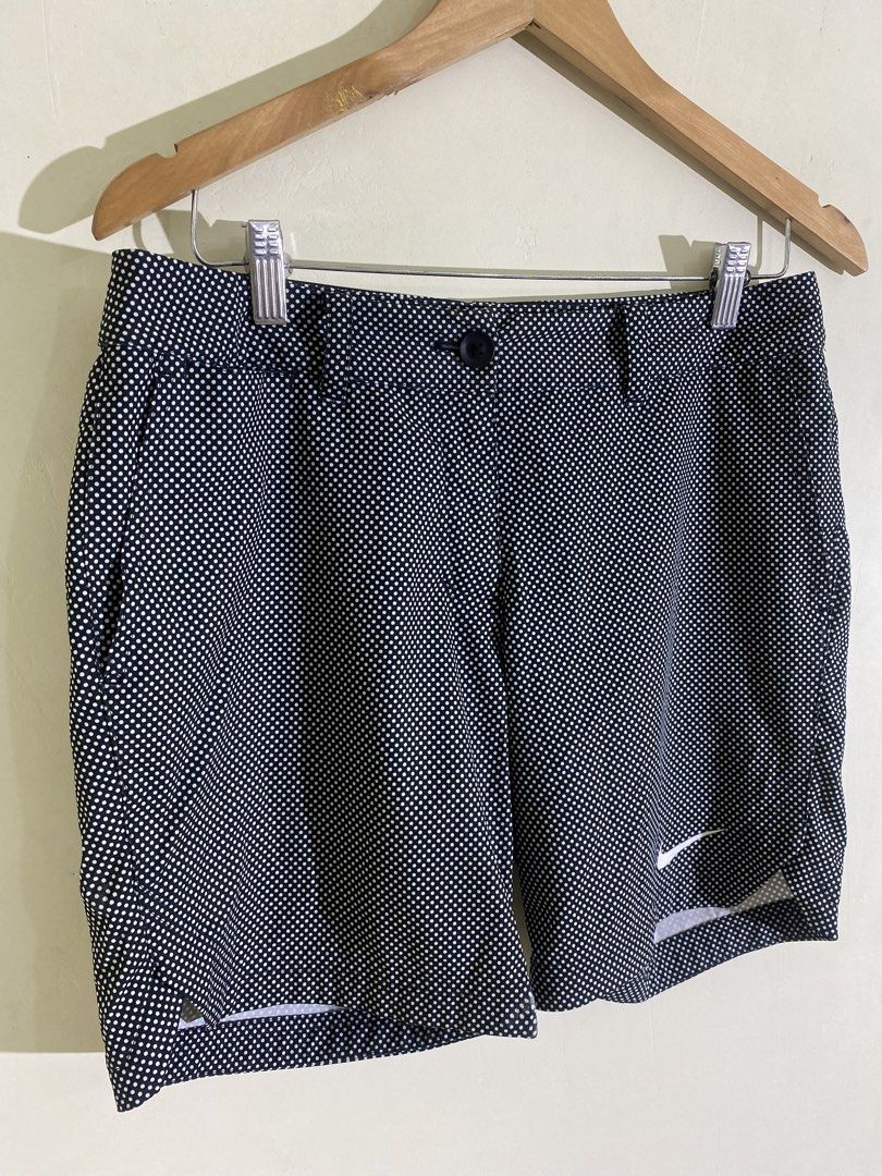 Nike Golf Tour Performance Women's Polka Dot Pattern Short (Category: Activewear) located in Calamba. Submitted by zeusthriftfinds (Listing ID 1470127168, Image 2). Description: Nike Golf Tour Performance Women's Polka Dot Pattern Short Stretchable / Quickdry / Legit •Size 6 •Width: 28-30 •Length: 15 •Leg Opening: 9 •Excellent Condition •Color Rate: 9.8/10 •Issue: Unnoticeable Scratch (Last Pic) 📍Calamba, Laguna 🏷️ 650 + sf 📩.