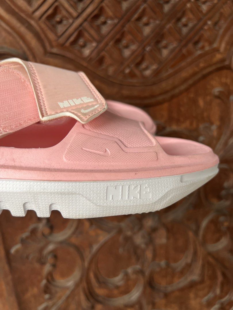 Nike Playscape Kids' Sandals Style Code: CU5296-600 (Category: Flats & Sandals) located in Calamba. Submitted by honeyka17 (Listing ID 1470023002, Image 3). Description: - Brand: Nike Playscape Kids’ Sandals - “Arctic Punch/White” colorway - (Style Code: CU5296-600 - Size: Kids Size 5 /23.5CM - Features: Adjustable velcro straps, slip-on design, textured footbed for grip, and 'All Day Play' white sole - Condition: excellent to like new -USED only