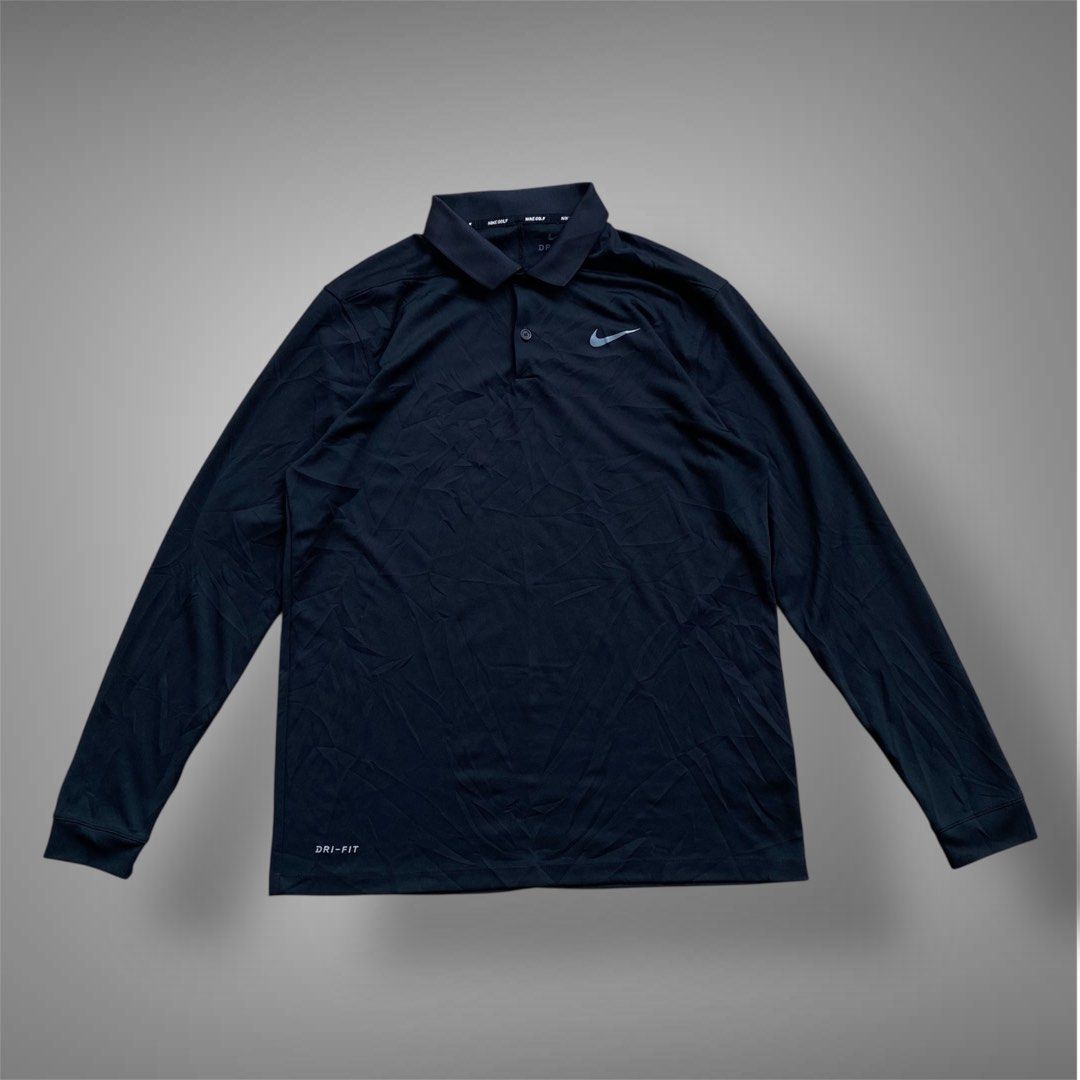 Nike Dri-Fit Polo Longsleeves (Category: Activewear) located in Sipalay. Submitted by ngipngipthrift (Listing ID 1470051164, Image 1). Description: Nike Dri-Fit Polo Longsleeves Large 21/28 Like new condition No issues Need wash only 650 + sf🏷️ Pm me if interested🤝.