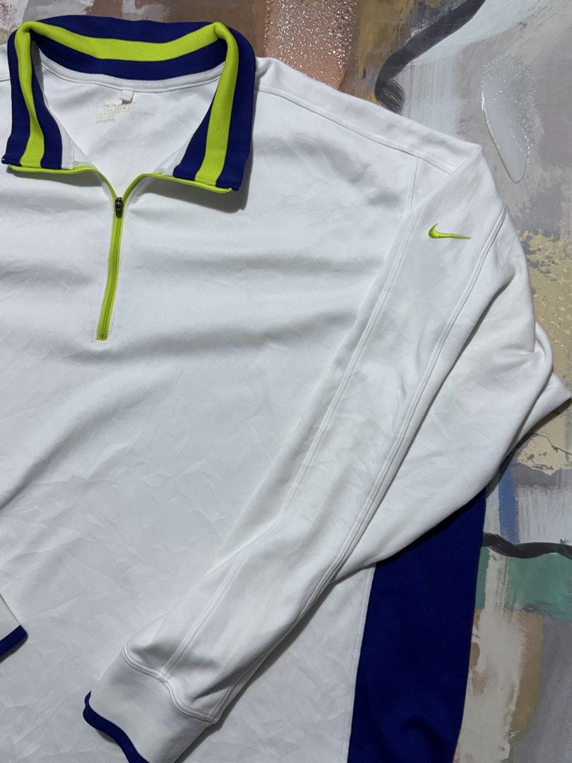 Nike quarter zip (Category: Coats, Jackets and Outerwear) located in Las Pinas. Submitted by thrftmnl. (Listing ID 1469965740, Image 3). Description: Nike Quarter zip Size: XXL Dimes Width: 27.5 Length: 30.5 Issue: .