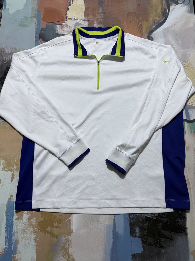 Nike quarter zip (Category: Coats, Jackets and Outerwear) located in Las Pinas. Submitted by thrftmnl. (Listing ID 1469965740, Image 1). Description: Nike Quarter zip Size: XXL Dimes Width: 27.5 Length: 30.5 Issue: .