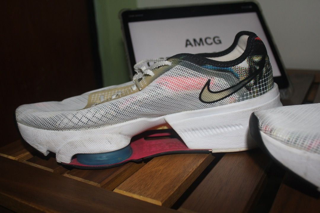 Nike Sneakers #1 – White/Multicolor Running Shoes (Category: Sneakers) located in Manila. Submitted by the.gelat0 (Listing ID 1470129240, Image 3). Description: • Original Nike sneakers • White mesh upper with multicolor accents • Bought during recovery from an injury; seldom used • No longer needed • Please see photos for actual condition and sole wear • Size: 9 US / 8 UK / 42.6 EUR • Price: ₱2,200, negotiable for serious buyers.