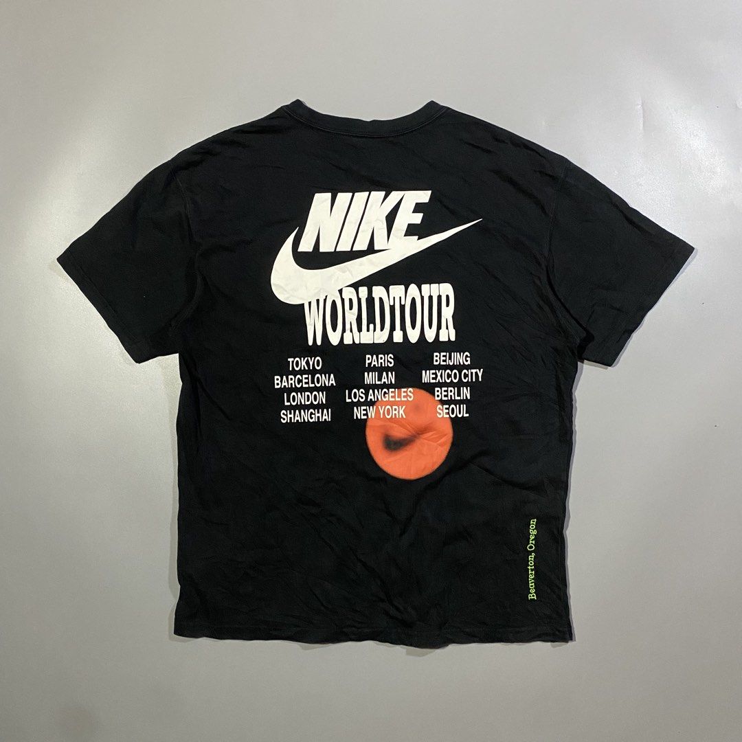 NIKE WORLDTOUR (Category: Tshirts & Polo Shirts ) located in Cebu City. Submitted by thrifthing_ph (Listing ID 1470099503, Image 2). Description: Nike worldtour -As new Width 21 Length 27.5.