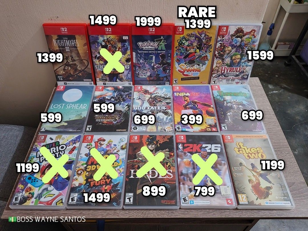 Nintendo Switch Games Hori Controller Joycons Sale Trade (Category: Nintendo) located in Marikina City. Submitted by waynewayne2 (Listing ID 1469948256, Image 2). Description: FOR SALE OR TRADE +cash Pampanga meetup Jnt, lbc or lalamove sa malayo 09760568942.