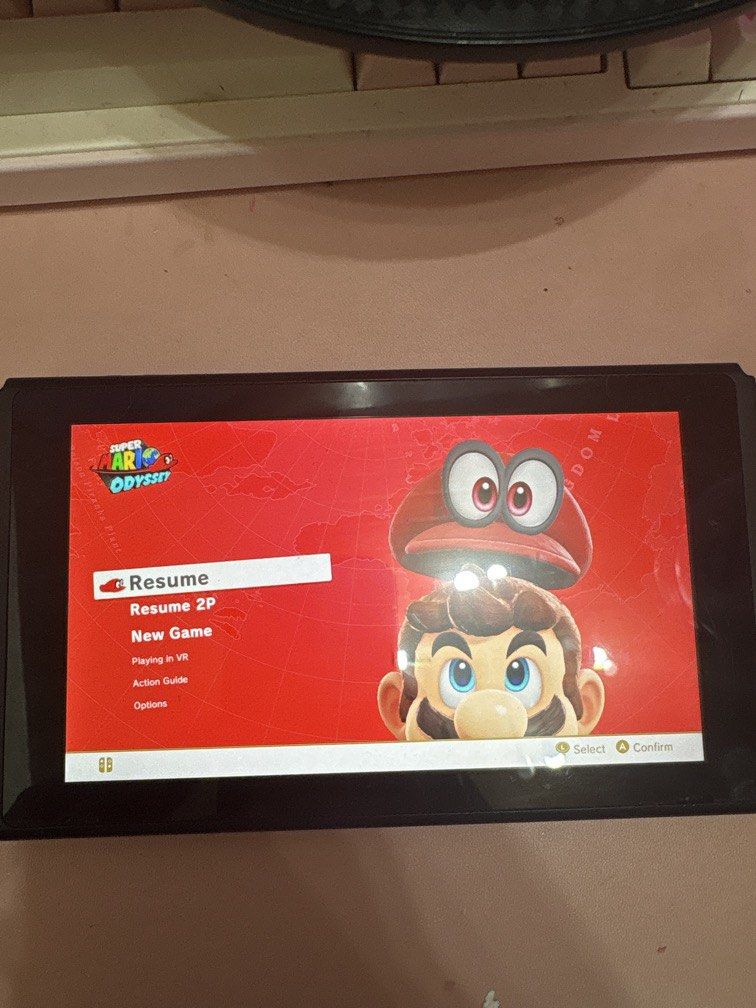 Nintendo Switch Super Mario Odyssey Catridge (Category: Nintendo) located in Imus. Submitted by mooonke (Listing ID 1470132803, Image 2). Description: doesn't come with a case! there is a error message that pops up when you insert but it still works rfs: needing funds.