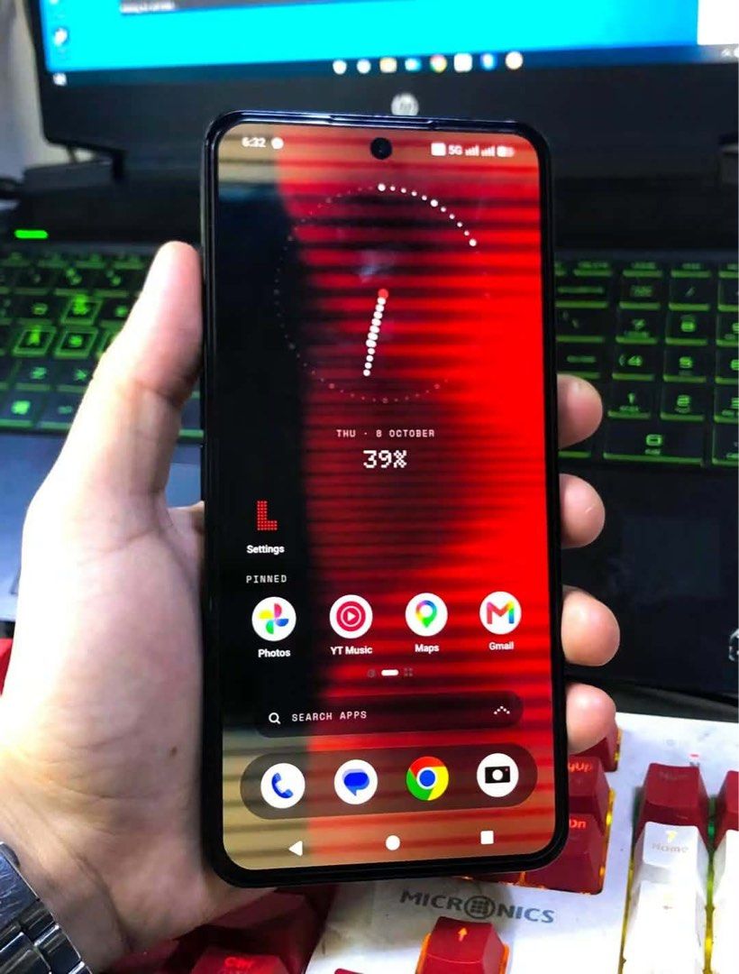 Nothing phone 3A (Category: Android Others) located in Pasig City. Submitted by rafmarc (Listing ID 1470079911, Image 3). Description: Nothing Phone 3A 5G 128gb for 13800 nego Nothing Phone 3A 5G Selling price: 13800 NEGO Open for swap add ka cash Quick Specs -8+8gb | 128gb -6.77″ AMOLED, 120Hz -Snapdragon 7s Gen 3 -Android 16, Nothing OS 4.0 -50MP OIS + 50MP telephoto + 8MP ultra-wide -32MP selfie -5000mAh BATTERY -5G, NFC, stereo speakers -Ultr