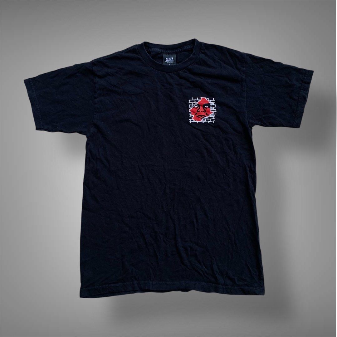 Obey Shirt (Category: Tshirts & Polo Shirts ) located in Sipalay. Submitted by ngipngipthrift (Listing ID 1470053633, Image 1). Description: Obey Shirt Small 18/25 Excellent condition Issue- minimal harline crack sa print Need wash only 450 + sf🏷️ Pm me if interested🤝.