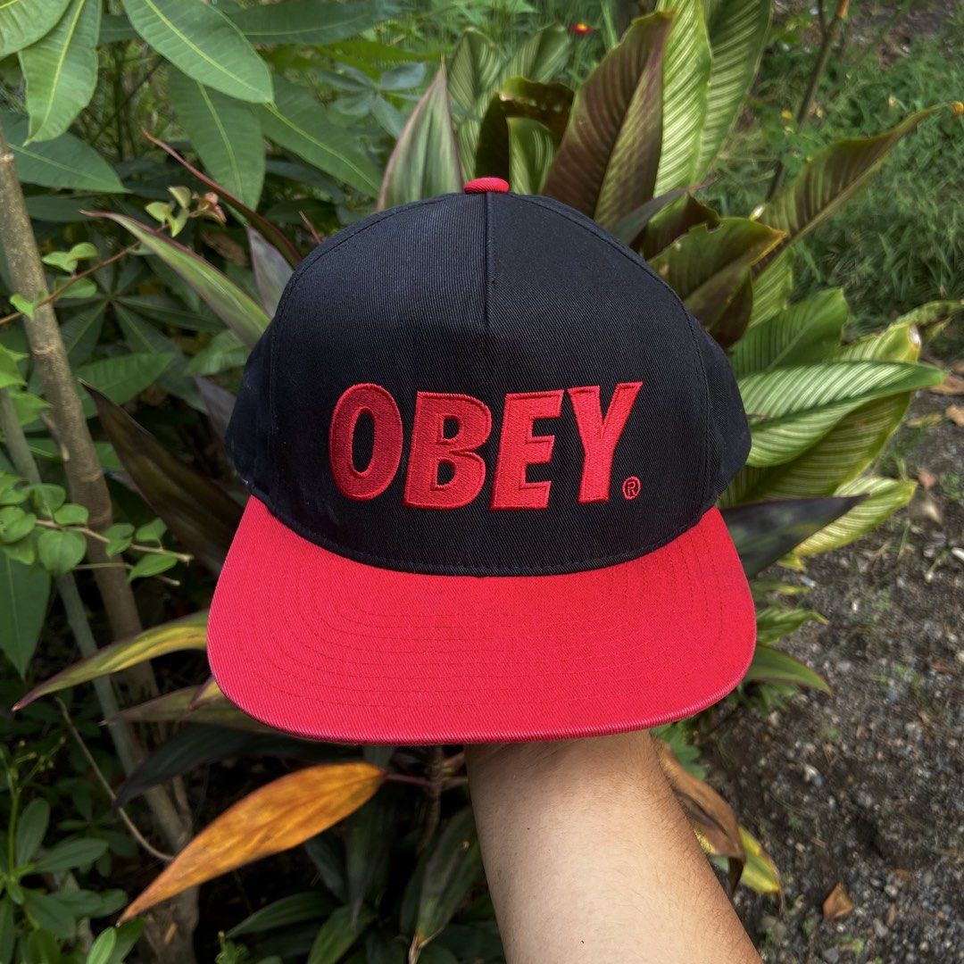 Obey Two-tone Snapback Cap (Category: Caps & Hats) located in Davao. Submitted by payts.wruh (Listing ID 1470124849, Image 1). Description: Obey Two-tone Snapback Cap one size fits all excellent condition no issue good snap condition PM if interested💌.