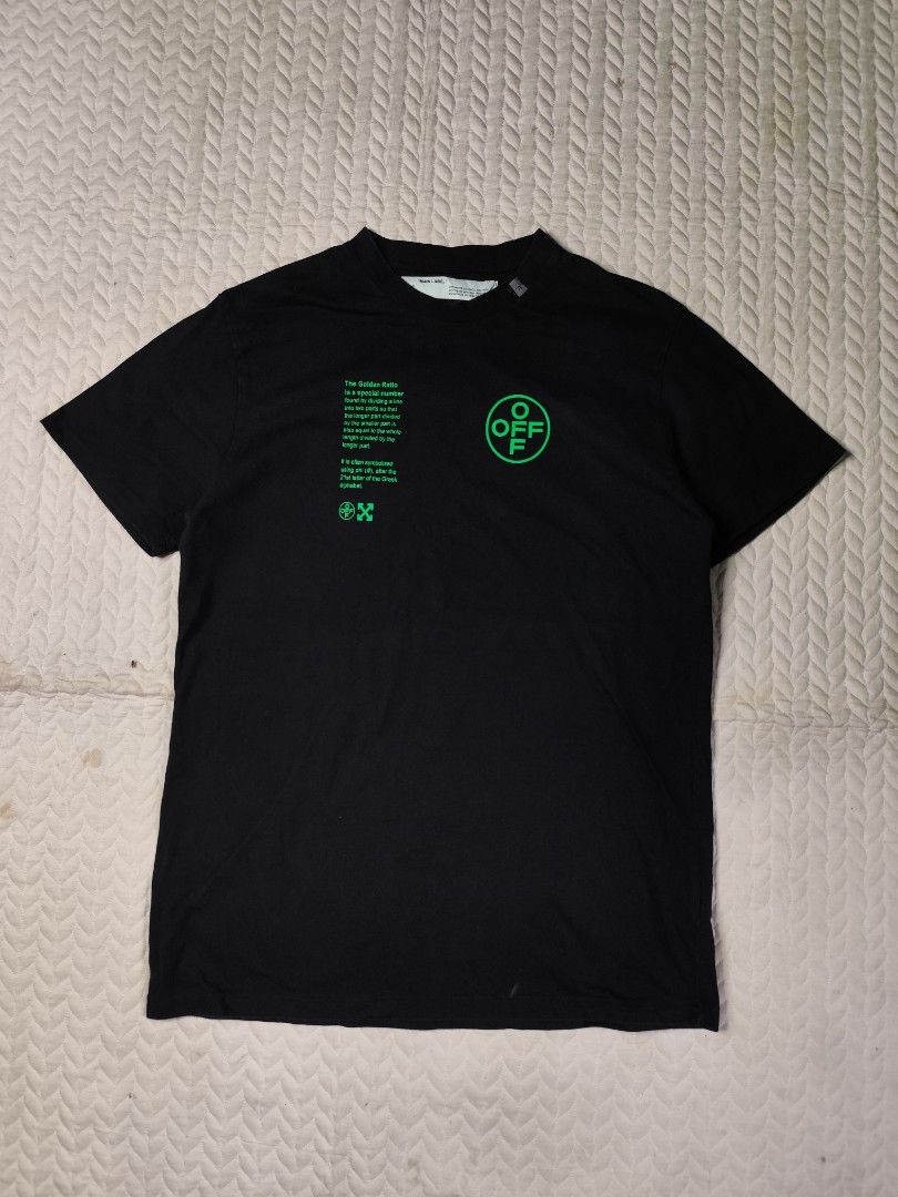 OFF - WHITE ARCH SHAPE SLIM TSHIRT (Category: Luxury Apparel) located in Bansalan. Submitted by thrifttop.ph (Listing ID 1469987439, Image 1). Description: ▪️ AUTHENTIC ▪️EXCELLENT CONDITION ▪️COLOR RATE 9.5/10 ▪️DIMES 22*30 ▪️SIZE MEDIUM ON TAG.