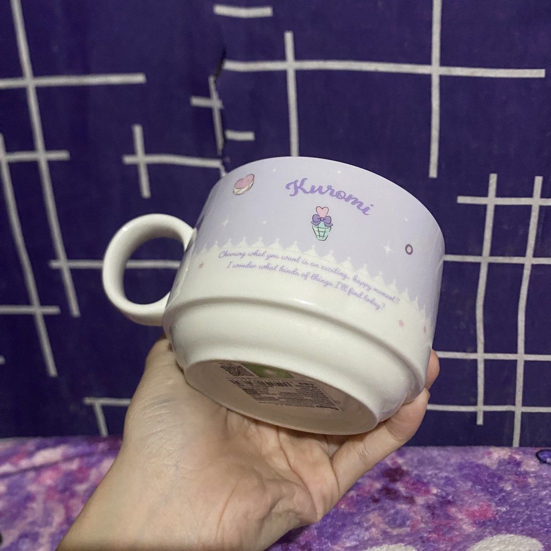 Official/ Licensed Kuromi Mug (Category: Character Goods) located in Bulacan. Submitted by cute.finds.ph (Listing ID 1470091167, Image 2). Description: —NO BOX.
