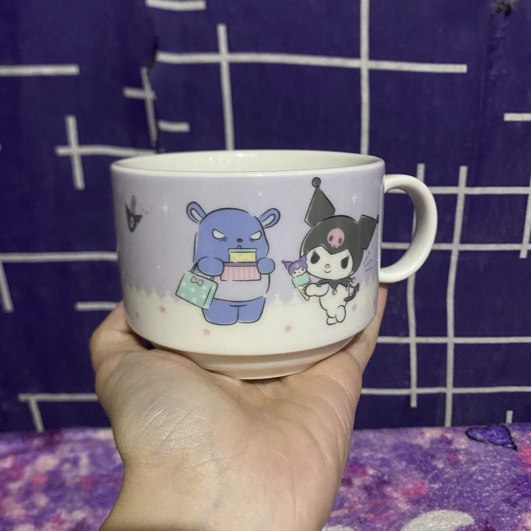 Official/ Licensed Kuromi Mug (Category: Character Goods) located in Bulacan. Submitted by cute.finds.ph (Listing ID 1470091167, Image 1). Description: —NO BOX.