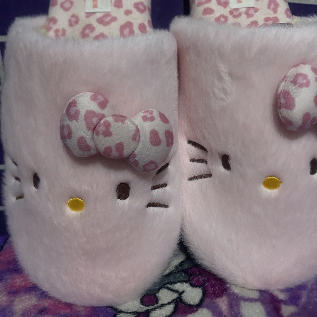Official/ Licensed Pink Hello Kitty Indoor Slippers (Category: Character Goods) located in Bulacan. Submitted by cute.finds.ph (Listing ID 1470075931, Image 3). Description: —size: 35-36.