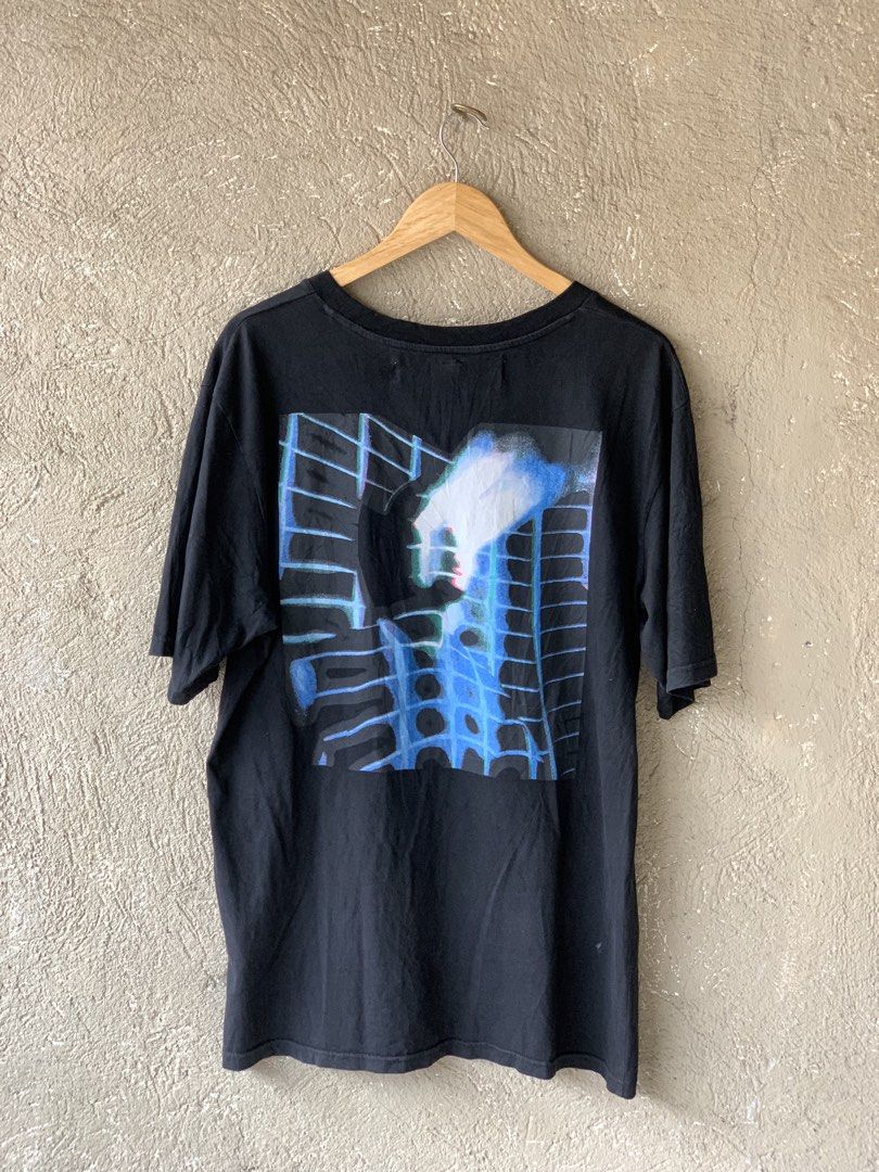 Off-White Black Graphic Tee (Category: Tshirts & Polo Shirts ) located in Manila. Submitted by goldenstone.1f7250 (Listing ID 1469953076, Image 2). Description: - Brand: Off-White - Color: Black - Fit: Relaxed fit with classic crew neckline - Material: Standard cotton -Excellent condition -Color rate 9/10 -Dimes 20X30 -Authentic .