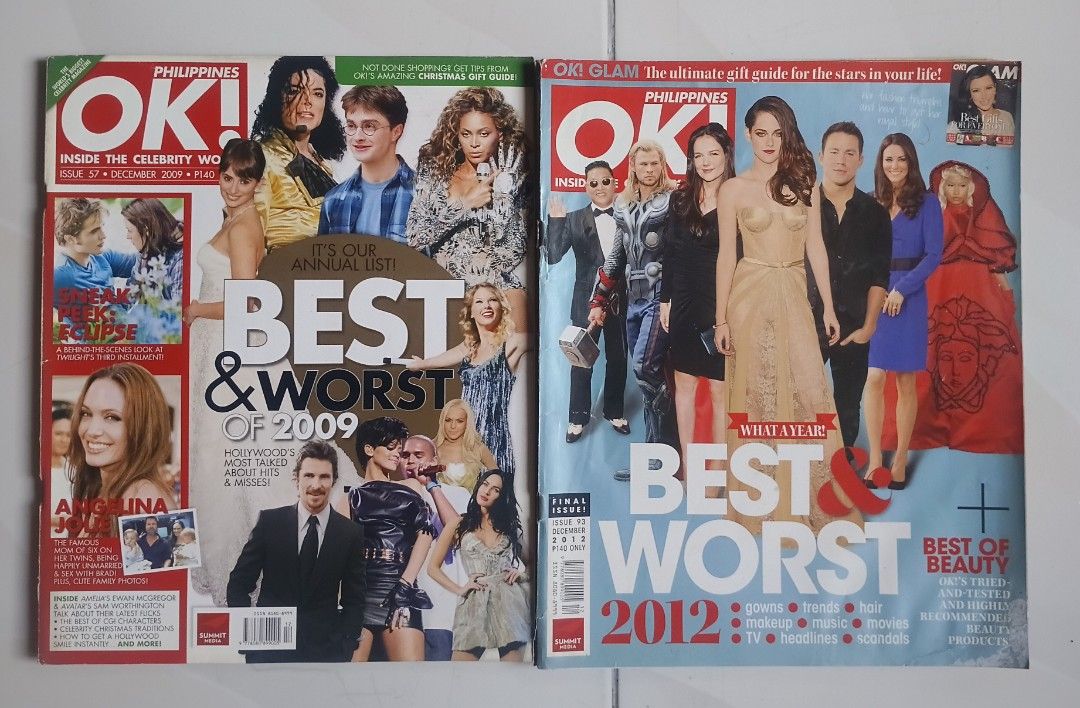 OK! Philippines Celebrity Magazines Special Issues (Category: Magazines) located in Quezon City. Submitted by viaramirez (Listing ID 1469958623, Image 1). Description: P 100.00 each, 3 magazines minimum purchase or take all 7 magazines for 500.00 Good readable condition, complete pages, shipping or pickup, SF charged to buyer, Commonwealth QC .