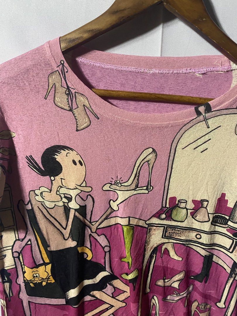 Olive oyl x random tee (Category: Shirts) located in Cagayan de Oro. Submitted by kennymiiiiii (Listing ID 1470092089, Image 2). Description: 21*24 Missing tag No issue.