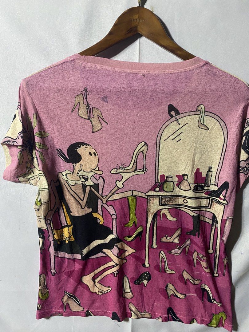 Olive oyl x random tee (Category: Shirts) located in Cagayan de Oro. Submitted by kennymiiiiii (Listing ID 1470092089, Image 3). Description: 21*24 Missing tag No issue.