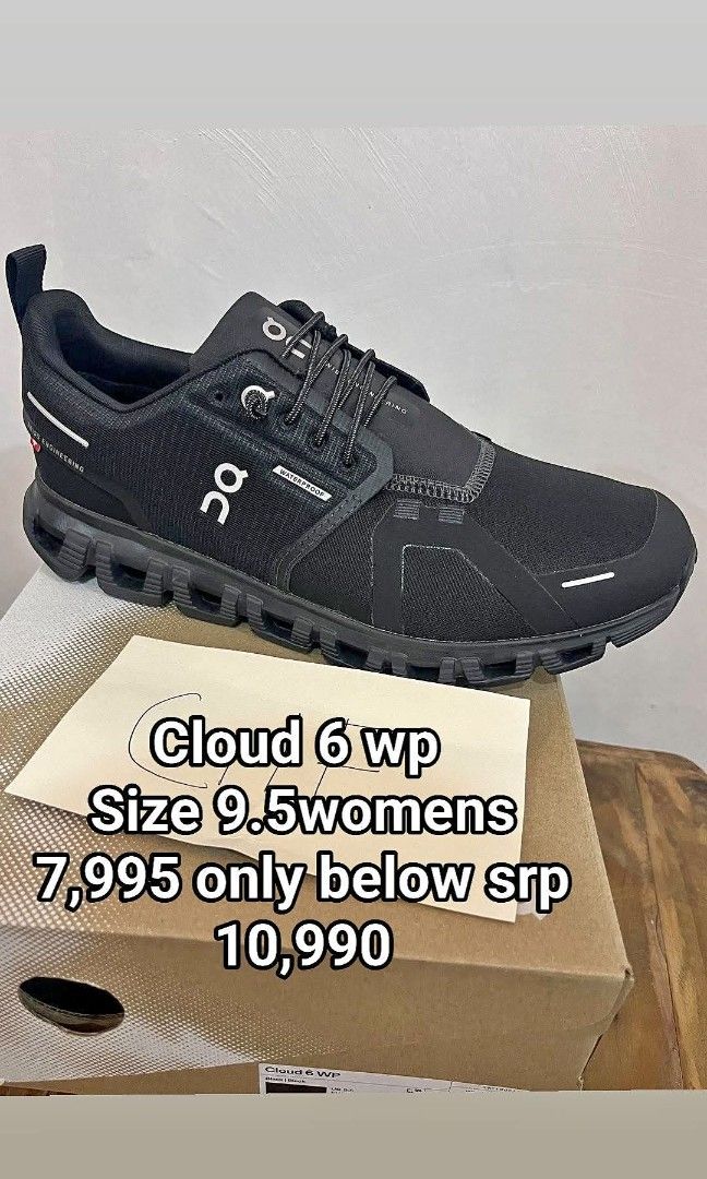 Oncloud 6 WP (Category: Sneakers) located in Makati City. Submitted by giesneak (Listing ID 1470138968, Image 1). Description: For sale OnCloud 6 WP Size 9.5womens 7,995 only below srp 11,490 Brand new Imus area Ship : lalamove / jnt Pm me.