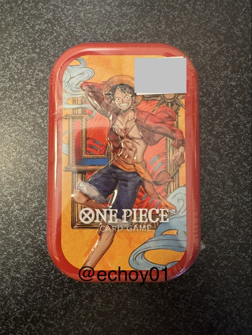 One Piece TS-03 Luffy Mini tin (Sealed) (Category: Card Boxes & Cases) located in Las Pinas. Submitted by echoy01 (Listing ID 1470101693, Image 1). Description: WTS One Piece TS-03 Luffy Mini tin (Sealed) Grab / Lalamove Las Piñas area meetup / pickup only. Grab / Lalamove.