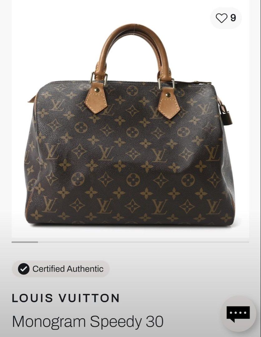Orig preloved speedy 30 (Category: Luxury Bags & Wallets) located in Manila. Submitted by nylan1227 (Listing ID 1469966525, Image 1). Description: Lalamove or LBC.