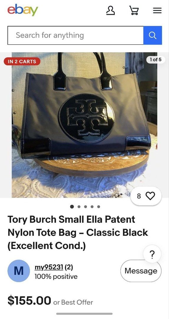 Orig preloved Tory Burch (Category: Luxury Bags & Wallets) located in Manila. Submitted by nylan1227 (Listing ID 1469962367, Image 1). Description: .