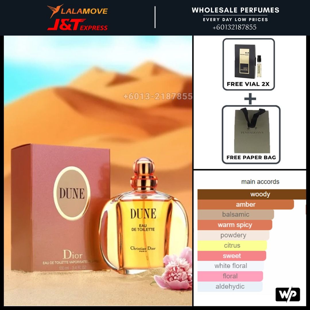 [ORIGINAL] DIOR DUNE EDT 100ML FOR WOMEN, Beauty & Personal Care ...