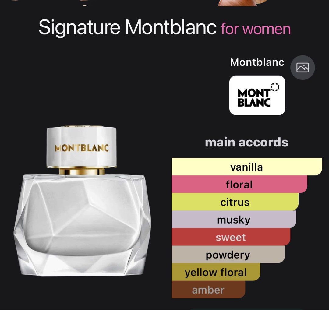 Original Montblans Signature EDP 4.5ml. (Category: Fragrance & Deodorants) located in Quezon City. Submitted by docshop.orig (Listing ID 1469951889, Image 3). Description: .