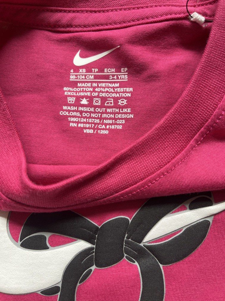 Original nike tee for kids (Category: Babies & Kids Fashion) located in Manila. Submitted by ty_imported_goods (Listing ID 1469994491, Image 2). Description: Original from u.s Size:4 Xs 3-4yrs old.