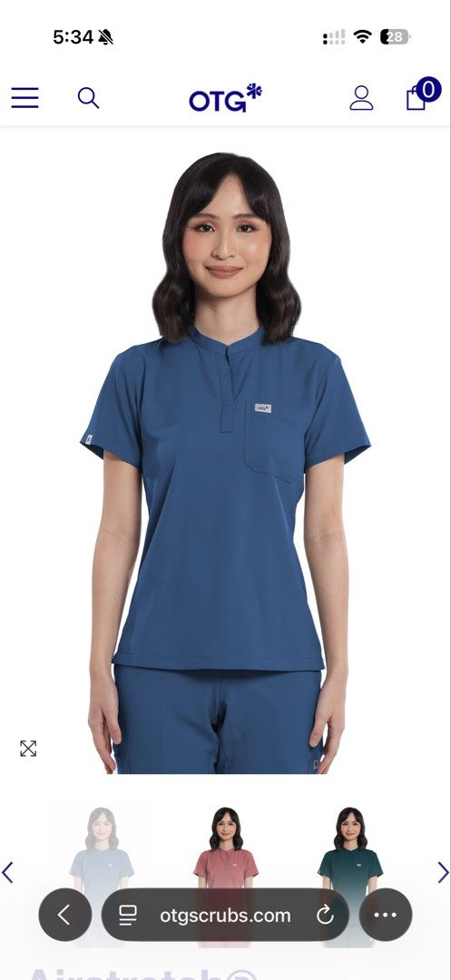 OTG Scrubsuit Airstrench (Category: Activewear) located in Makati City. Submitted by lux.mariah (Listing ID 1470044388, Image 2). Description: OTG Scrubsuit Size xs-small Bought from OTG srp (₱1150 each) Used with care. Selling for ₱1800 pair Rfs: No longer needed .