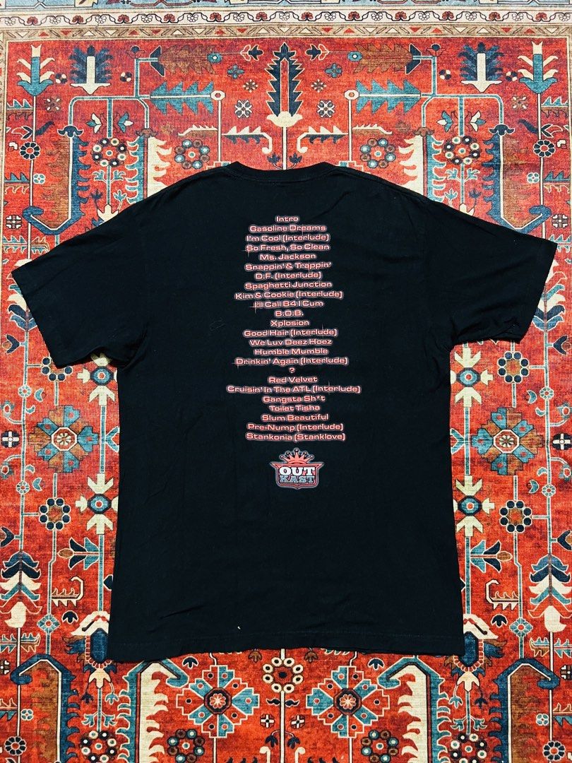 Outkast Stankonia Black Tee (Category: Tshirts & Polo Shirts ) located in Imus. Submitted by the1994thriftshop.ph (Listing ID 1470046874, Image 2). Description: Outkast Stankonia Black Tee Size: Large Pit to pit: 21.5 inches Top to bottom: 31 inches Price: Php 1,000.