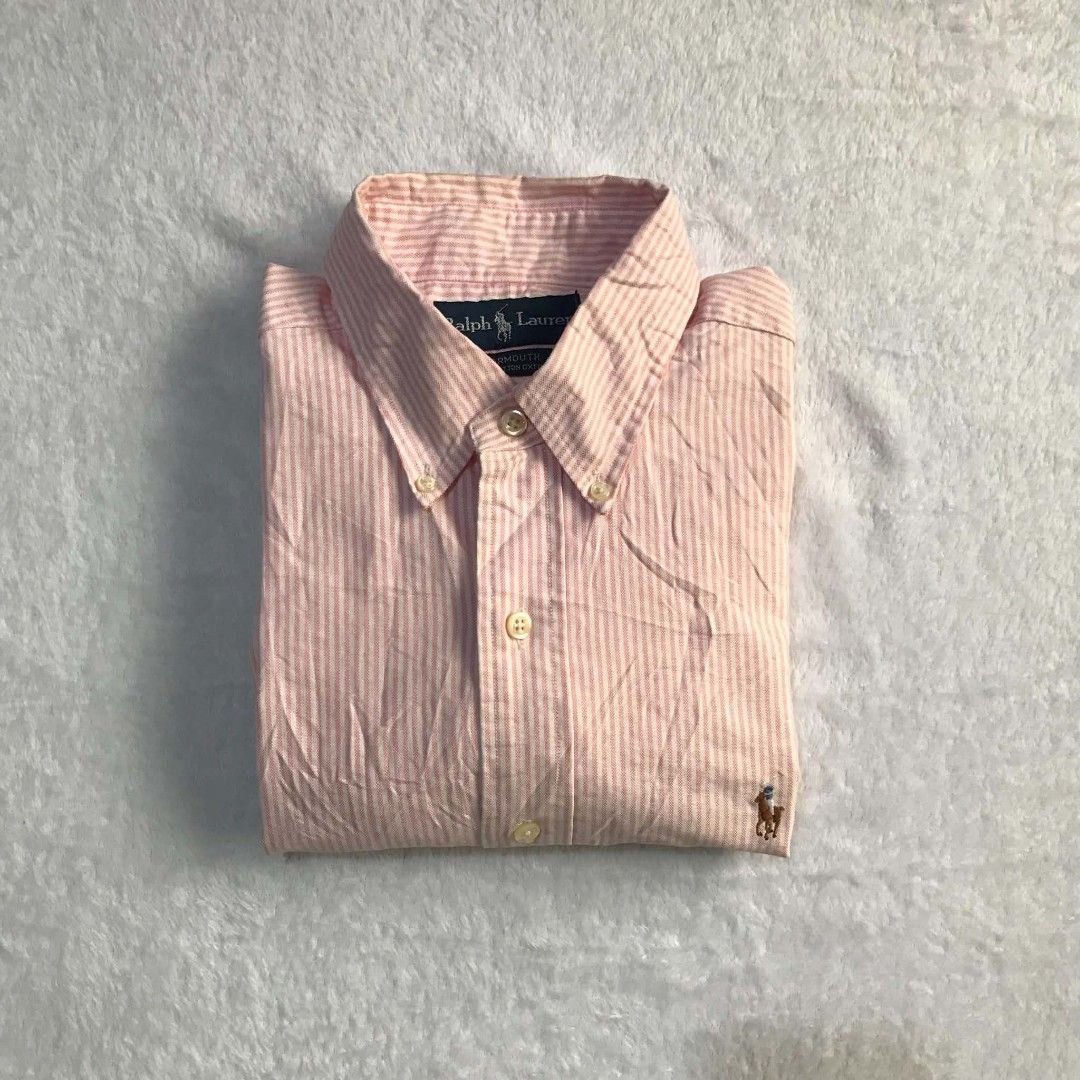 OXFORD POLO RL BUTTON DOWN LONGSLEEVE (Category: Activewear) located in Cebu City. Submitted by kevinthrift (Listing ID 1470041635, Image 1). Description: POLO RL BUTTON DOWN LONGSLEEVE GOOD AS NEW CONDITION Size: Large Dimesion: Length 28.5F 30B | Width 25 Color rate: 9.5/10 ( ISSUE ) Stain removable Need wash 📍Negotiable.