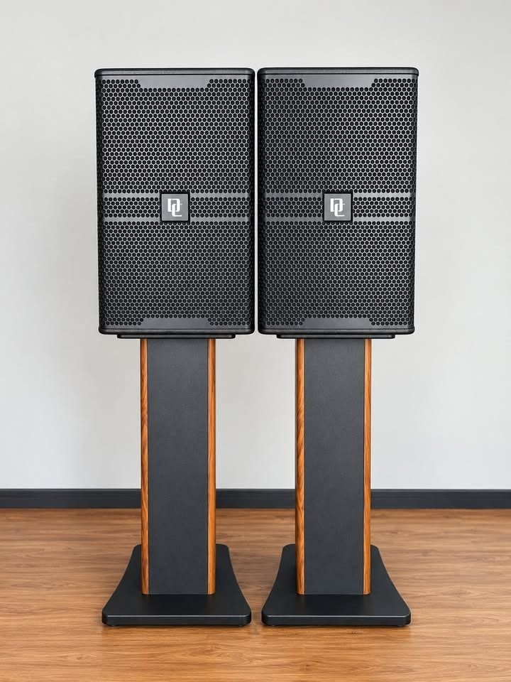PA Speaker (Category: Soundbars, Speakers & Amplifiers) located in Paranaque City. Submitted by digitalconcept.corp (Listing ID 1469971877, Image 1). Description: - Pair of sleek black bookshelf speakers -Our own brand - Metal mesh grilles on the front with a center logo badge - Sturdy heavy black bases for stability - Clean and modern setup ideal for living room audio systems - Condition: Excellent / Ready to use - Location: Metro Manila (shippi