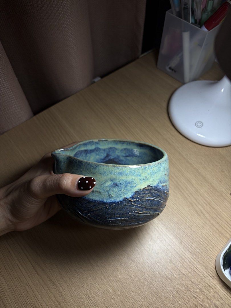Palawan Potterrt Matcha Bowl/Chawan (Category: Vases & Decorative Bowls) located in Dumaguete. Submitted by .ari__ (Listing ID 1470117486, Image 2). Description: Sf: 250 (will need to buy a plastic box for secure shipping 📍Dumaguete.