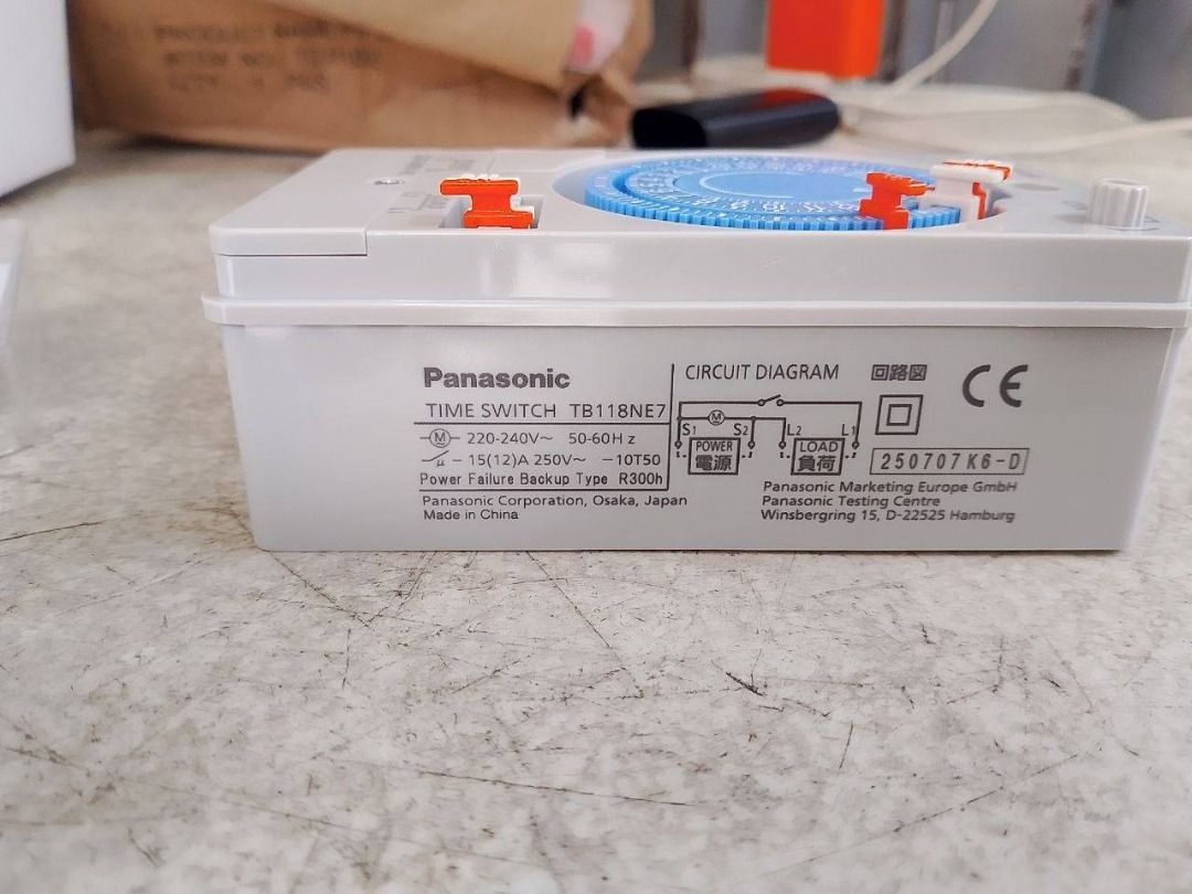 Panasonic Timer Switch Specs: TB 118NE7 (Category: Everything Else Others) located in Manila. Submitted by 09171479278_elsie. (Listing ID 1469954924, Image 2). Description: Panasonic Timer Switch Specs: TB 118NE7.