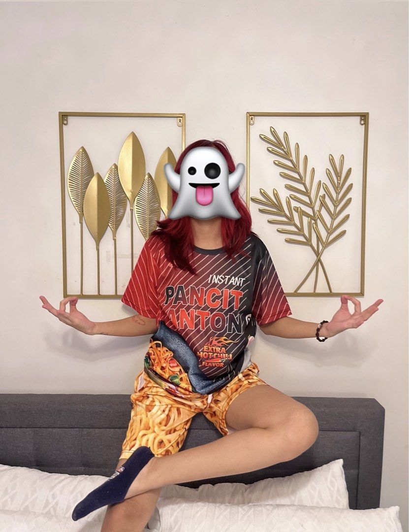 Pancit Canton Costume for RENT (Category: Sets or Coordinates) located in Quezon City. Submitted by justprelovedbyam (Listing ID 1470028199, Image 2). Description: ‼️PLS READ‼️ PANCIT CANTON COSTUME FOR RENT > Php 300 per day > Php 500 for 2 days > Php 700 for 3 days (with Php 300 minimum deposit incase of item damage or item loss) Inclusions: - Red Pancit Canton Shirt - Noodle Shorts SIZE : FIT TO SMALL Delivery should be shouldered by the clien
