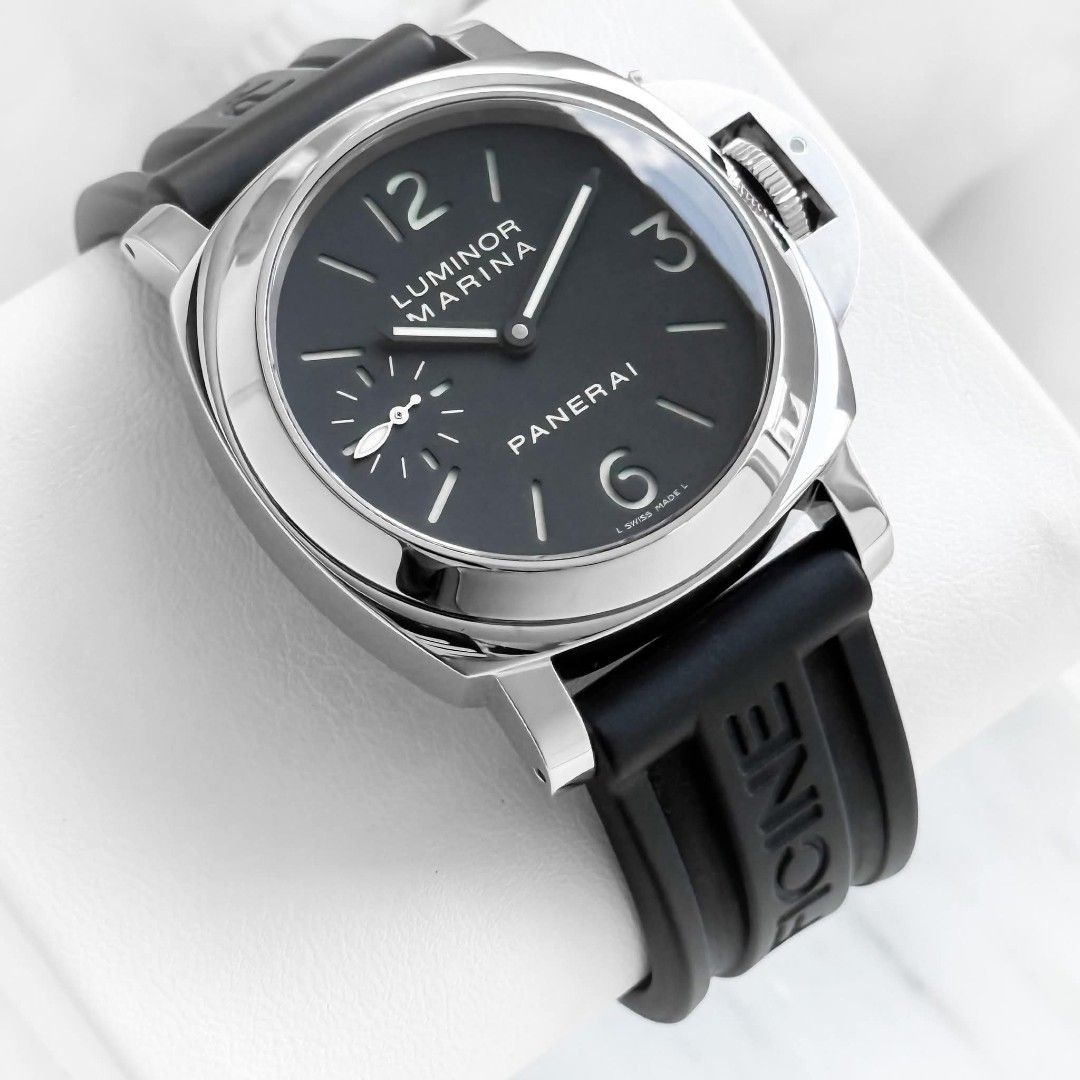 Panerai 111 (Category: Luxury Watches) located in Mandaluyong City. Submitted by 88nac (Listing ID 1470042587, Image 1). Description: Best modern day base model Panerai 111 44mm Sandwich dial Transparent Case back Full set 9.5/10 Foreign AD - 2014 235k Slightly neg Additional photos can be requested Pm for inquries.